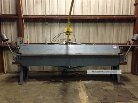 10 gauge 48 sheet metal brake craigslist|used 10' sheet metal brake.